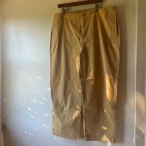 J. Crew wide leg khakis